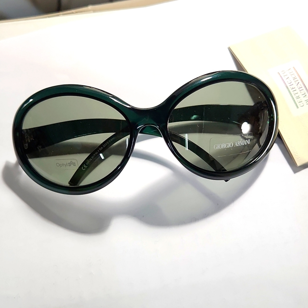 Green Authentic retro GIORGIO ARMANI SUNGLASSES
